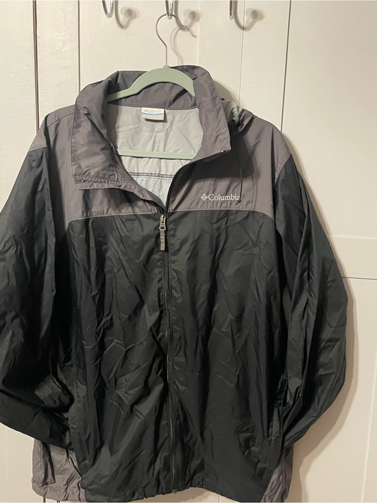 Columbia Other - Columbia Two-Tone Black and Gray Windbreaker Jacket